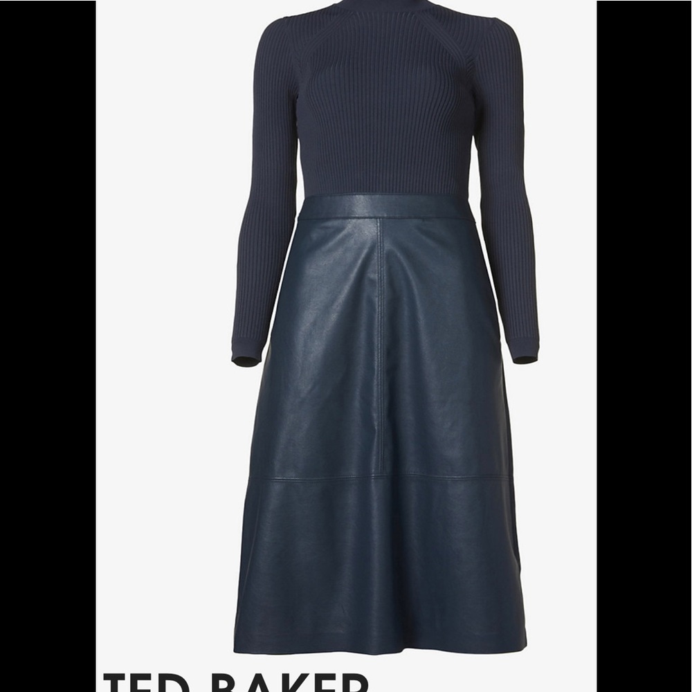 Ted Baker size 5 (14) USA. Leather belt comes with it.